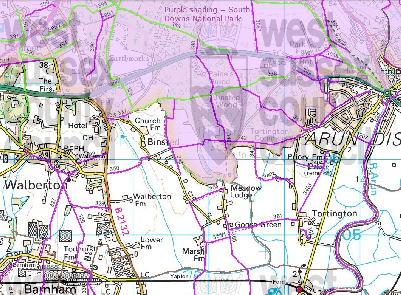 Walks around Binsted Village in West Sussex